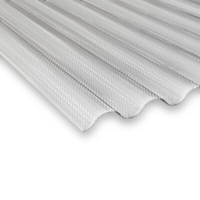 Wellplatten Lichtplatten 2,6 mm Polycarbont Wabestruktur Sinus 76/18 farblos