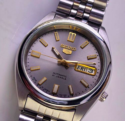 Seiko automatik herren uhr - 5,
