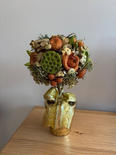 Vintage glitzer topiary - glitzer,