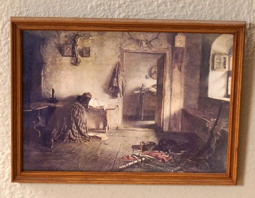 Schönes altes wandbild mit - schönes,