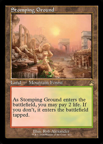 Magic mtg stomping - stomping, ground