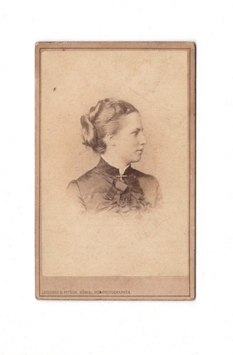 Cdv foto damenportrait - foto,