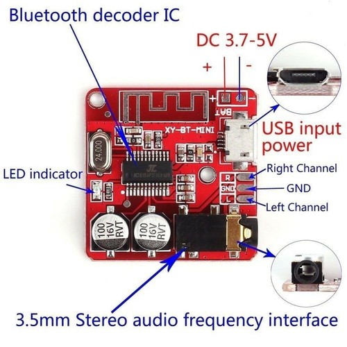 Diy bluetooth audio - 5.0,