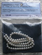  Perlenkette kaltes Wasser