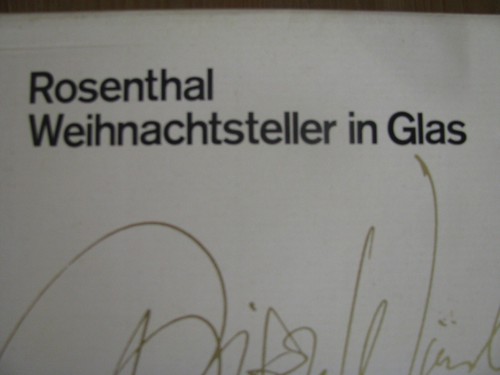 Rosenthal weihnachtsteller - weihnachtsteller, in