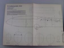 RC-Hochleistungssegler SISSI  MT-Bauplan  633 - Maßstab 1:1