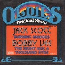 Jack Scott / Bobby Vee Burning Bridges / Night Hat Tausend Augen 7" Vinyl