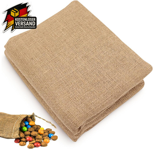 Jute stoff meterware für - jute,