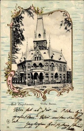 Jugendstil bad oeynhausen - ak,