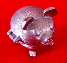 Silberfarbene Schwein Süßstoff-Dose oder Saliere ? 4,5cm lang 4x4 h+b Deko Top