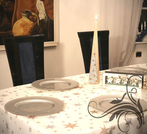 Weihnachtliche tischdecke - weihnachtliche,