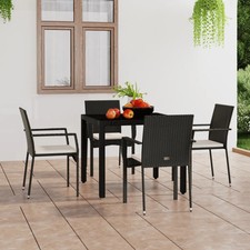 Gartenstühle mit Kissen 4