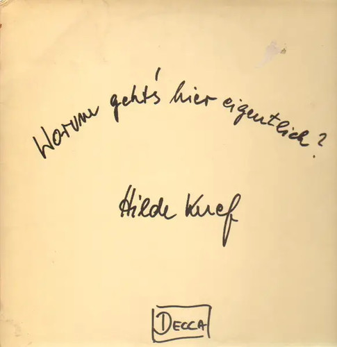 Hildegard knef worum - hildegard,