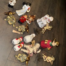 Weihnachten Porzellan Deco Engel Figuren 15 Stück Gross