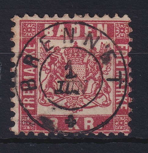 Baden 1868 wappen kreuzer - baden,