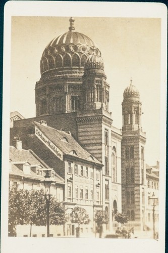 Cdv berlin neue synagoge - berlin,,