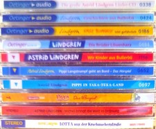10 x  CD`s  Astrid Lindgren - Lotta - Pippi - Bullerbü - Löwenherz - Lieder u.a.
