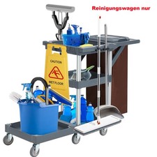 Reinigungswagen Profi Grau