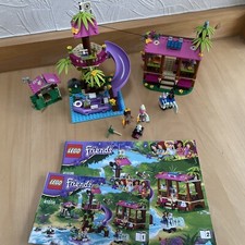 LEGO 41038 Friends Große Dschungel-Rettungsbasis Seilrutsche Boot Camp Tiere +BA