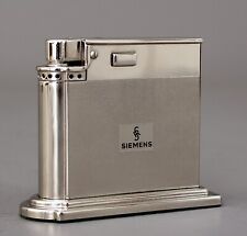 Rowenta Feuerzeug D.R.P. Benzin Tischfeuerzeug mit Fremdwerbung # 3596