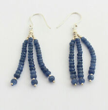 Saphir Ohrhänger 925 Silber