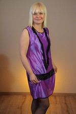 Charleston Kleid Kostüm 36 - 46 Charlestonkleid lila voilett schwarz 12242113