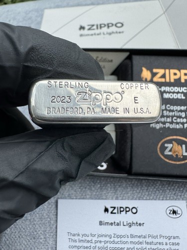 Zippo sterling copper - sterling,