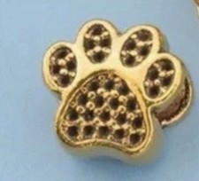 1 Charm Anhänger für Pandora Armband, Farbe Gold „Tatze“ ? Collection NEU