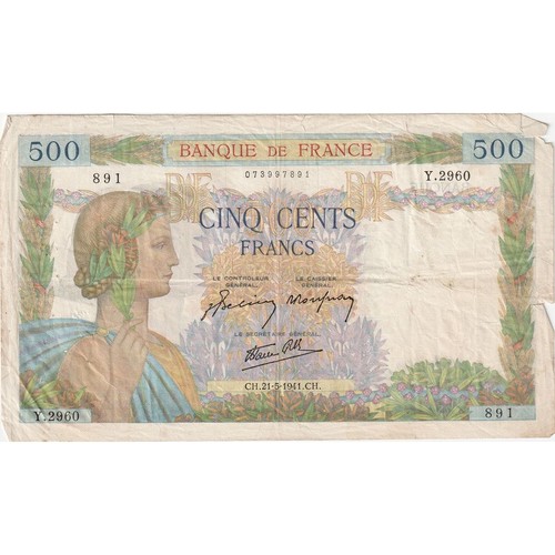 Frankreich 500 francs la - francs,,