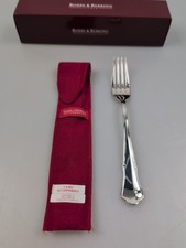 Robbe & Berking Menügabel Alt-Chippendale 925 Silber Halbmond Krone 