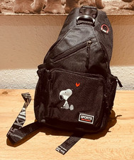 Snoopy Peanuts kleiner Rucksack Sporttasche Handtasche schwarz **NEU+OVP**