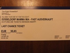 2 Tickets MAMMA MIA PARTY - DÜSSELDORF