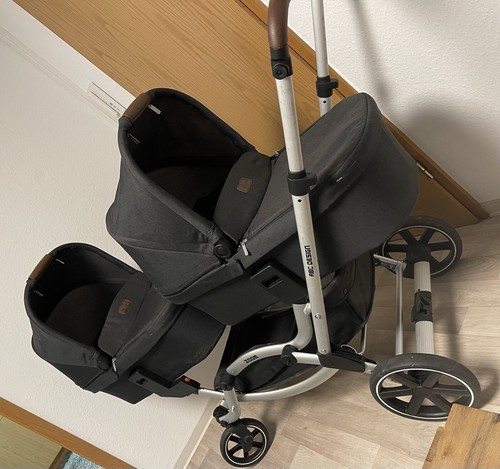 Zwillings kinderwagen abc - abc, zoom