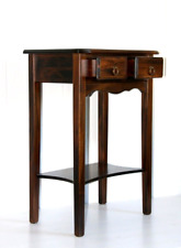 Massivholz Konsolentisch braun kolonial Beistelltisch Telefontisch nußbaumfarben