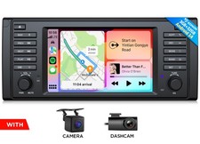 Für BMW E39 Eonon E39X7 7" IPS Autoradio GPS Navi Android 14 CarPlay DVR RDS BT