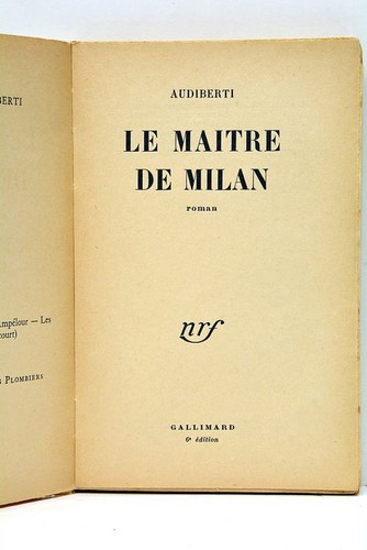 Maitre milan audiberti - maitre,
