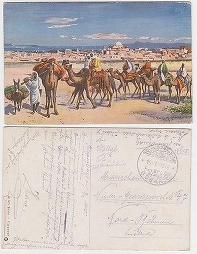 65844 mit feldpoststempel - mit,