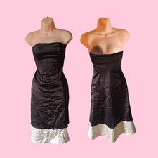 Schwarz weiß Partykleid