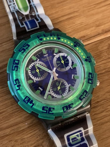 Swatch aqua chrono von - swatch, 1996