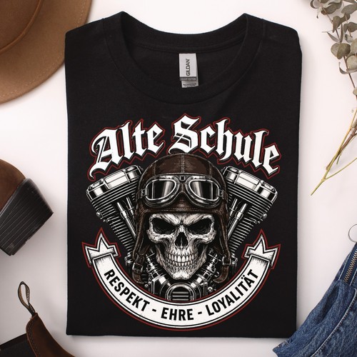 Alte schule biker - alte,