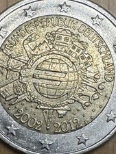 2 Euro Münze Gedenkmünze Bundesrepublik Deutschland 2002 - 2012
