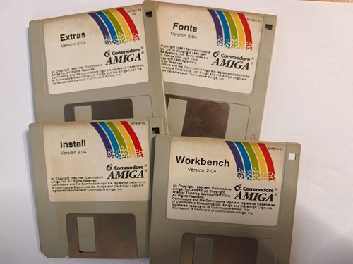 Commodore amiga disketten - commodore,