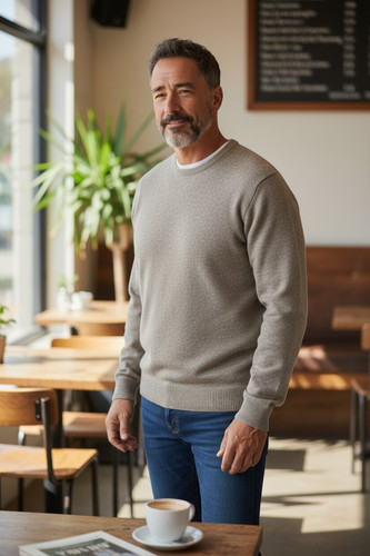 Barbour pullover wolle beige - pullover,