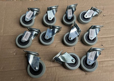 11 Stück  Möbel Lenkrolle Ø50mm Kunststoffrad  Rolle Rad / Cont2Pal4K8