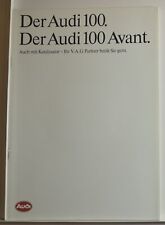 schöner Audi 100 und 100 Avant C3 Typ 44 Prospekt 01/1986