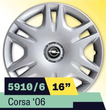 4 wheel trims hub caps 16"