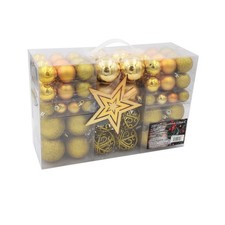 100 Weihnachtskugeln mit Stern