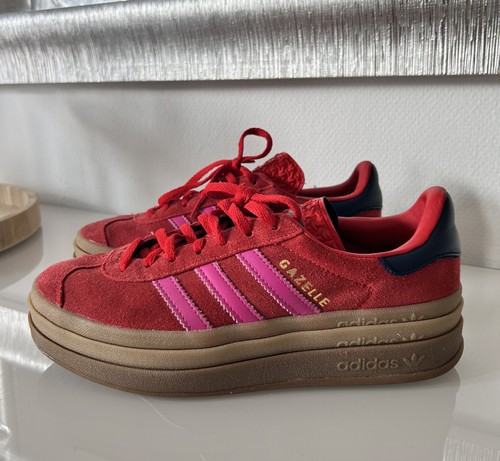 Adidas gazelle bold rot pink - adidas,