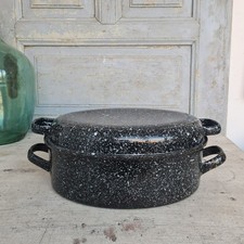 C1420 Alter Emaille Bräter |