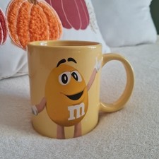 Vintage Tasse m&m's gelb
